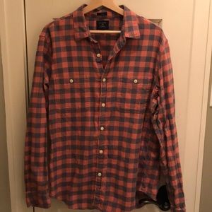 J Crew Large Slim Flannel